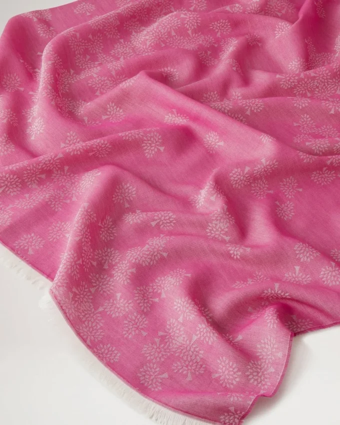 Tamara-Schal Mulberry Pink Baumwolle Damen