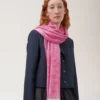 Tamara-Schal Mulberry Pink Baumwolle Damen