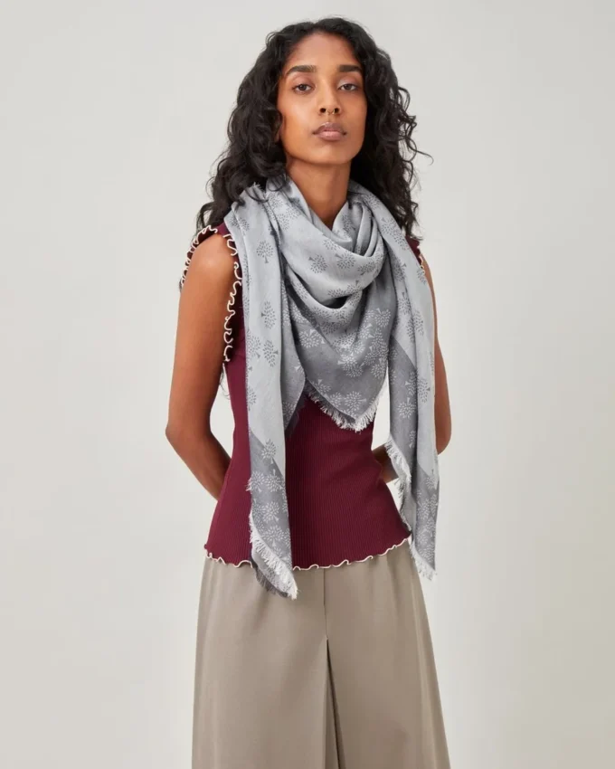 Tamara Square Grey Cotton Women Tamara Square Grey Cotton Women