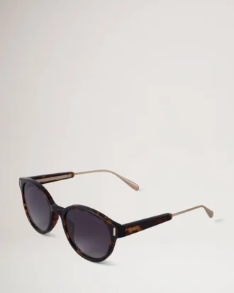 Taylor Sonnenbrille Havana Bio-Acetat & Metall für Damen