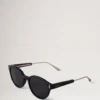 Taylor Sonnenbrille Schwarz Bio-Acetat & Metall Damen