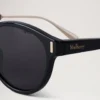 Taylor Sonnenbrille Schwarz Bio-Acetat & Metall Damen
