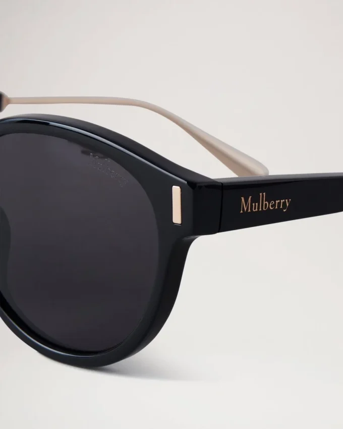 Taylor Sonnenbrille Schwarz Bio-Acetat & Metall Damen
