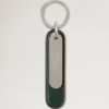 Traditioneller Schlüsselanhänger Mulberry Green Klein Klassische Narbung Traditioneller Schlüsselanhänger Mulberry Green Klein Klassische Narbung