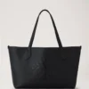 Tree Tote Black Heavy Grain Damen Tree Tote Black Heavy Grain Damen