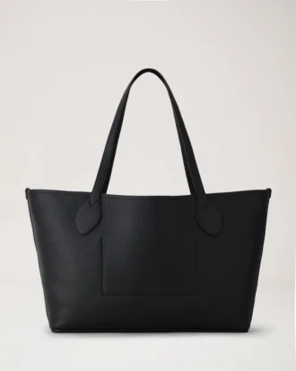 Tree Tote Black Heavy Grain Damen