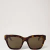 Vera Sonnenbrille aus Bio-Acetat in Schildpatt und Schwarzkirsche