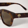 Vera Sonnenbrille aus Bio-Acetat in Schildpatt und Schwarzkirsche