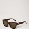 Vera Sonnenbrille aus Bio-Acetat in Schildpatt und Schwarzkirsche