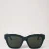 Vera Sonnenbrille in Mulberry Green & Schildpatt-Bio-Acetat