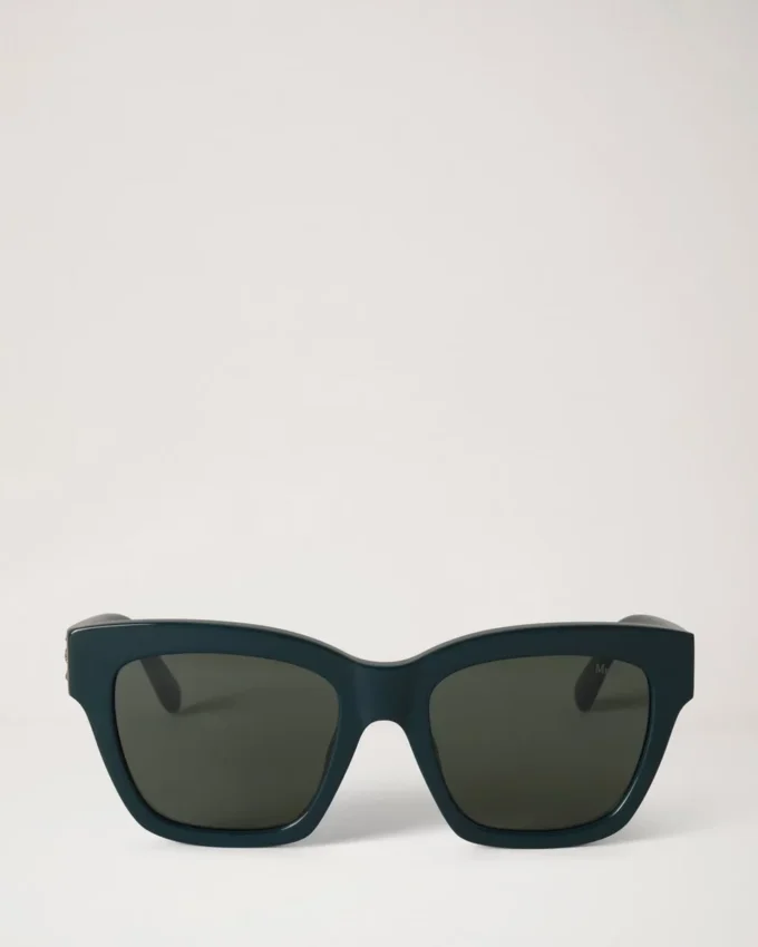 Vera Sonnenbrille in Mulberry Green & Schildpatt-Bio-Acetat