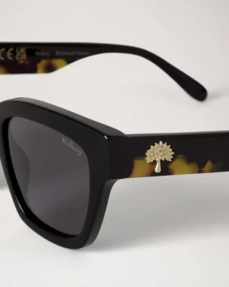 Vera Sonnenbrille Schwarz & Schildpatt Bio-Acetat Vera Sonnenbrille Schwarz & Schildpatt Bio-Acetat