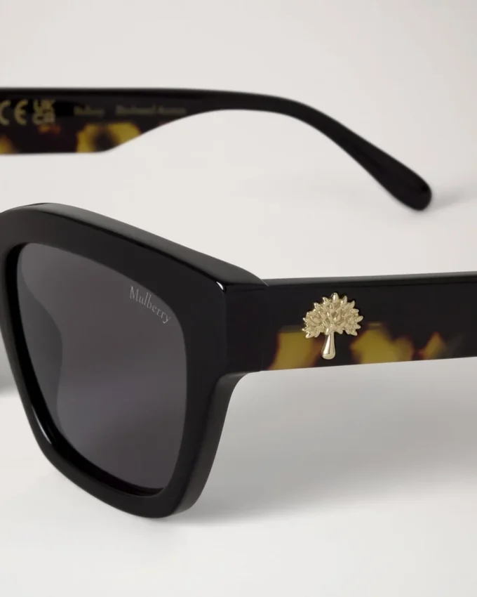 Vera Sonnenbrille Schwarz & Schildpatt Bio-Acetat Vera Sonnenbrille Schwarz & Schildpatt Bio-Acetat