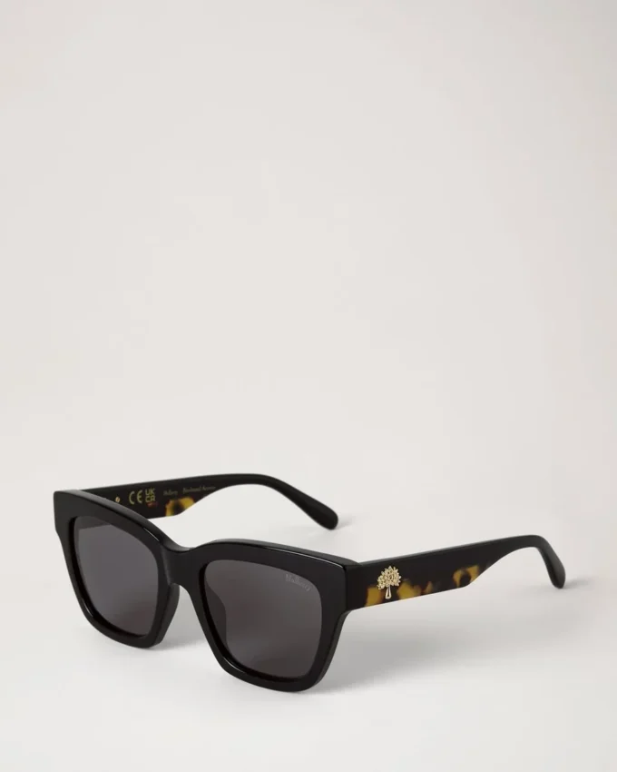 Vera Sonnenbrille Schwarz & Schildpatt Bio-Acetat Vera Sonnenbrille Schwarz & Schildpatt Bio-Acetat