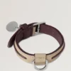 XS Lederhalsband Dune & Oxblood Small Classic Grain XS Lederhalsband Dune & Oxblood Small Classic Grain