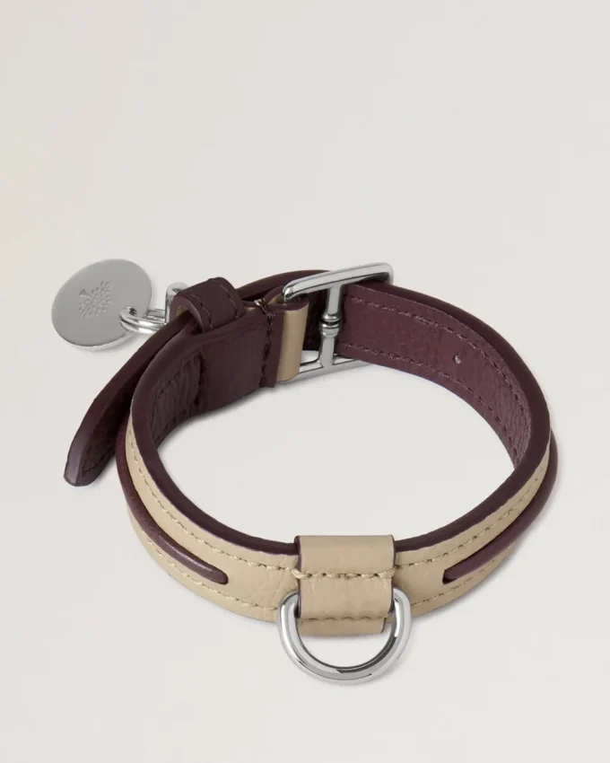 XS Lederhalsband Dune & Oxblood Small Classic Grain XS Lederhalsband Dune & Oxblood Small Classic Grain