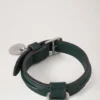 Xs Lederhalsband Mulberry Green Small Classic Grain Xs Lederhalsband Mulberry Green Small Classic Grain